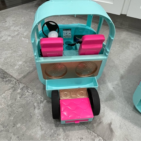 LOL Surprise Doll Camper 2 in 1 Blue Glamper Camper Van House & NO Accessories - Picture 3 of 9